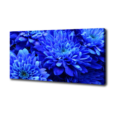 Tableau imprimé sur toile Aster bleu