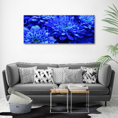 Tableau imprimé sur toile Aster bleu