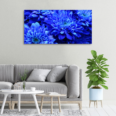 Tableau imprimé sur toile Aster bleu