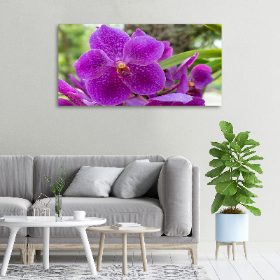 Tableau imprimé sur toile Fleur d'orchidée