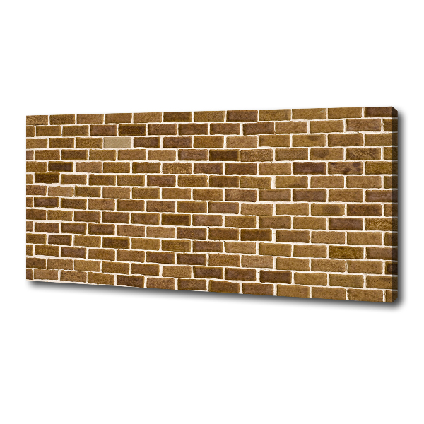 Tableau imprimé sur toile Brique brune