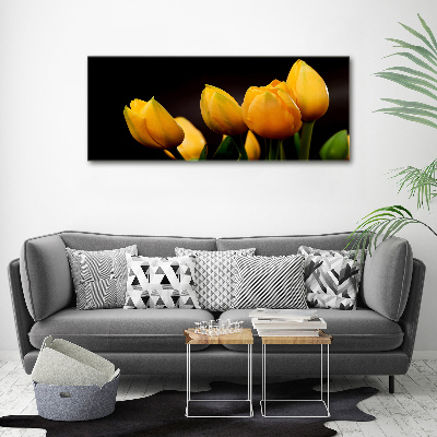 Tableau mural sur toile Tulipes jaunes