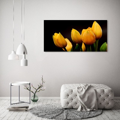 Tableau mural sur toile Tulipes jaunes