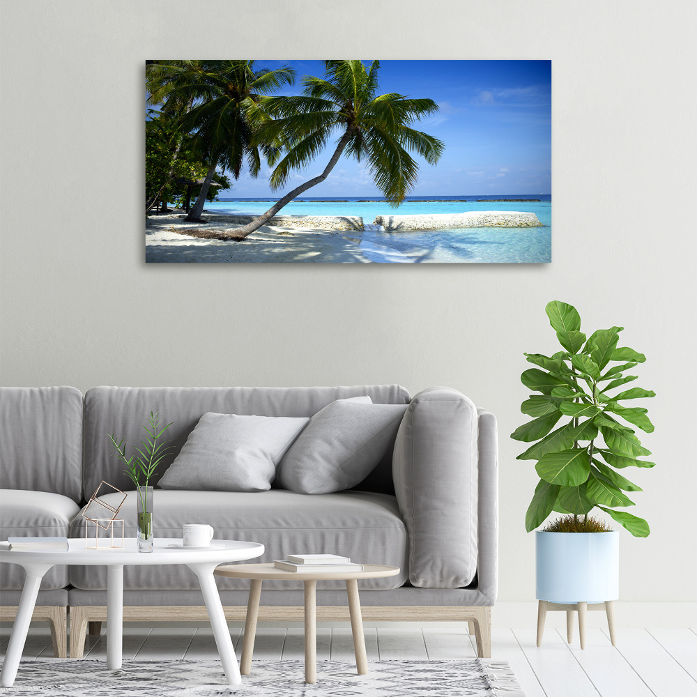 Tableau mural sur toile Plage exotique