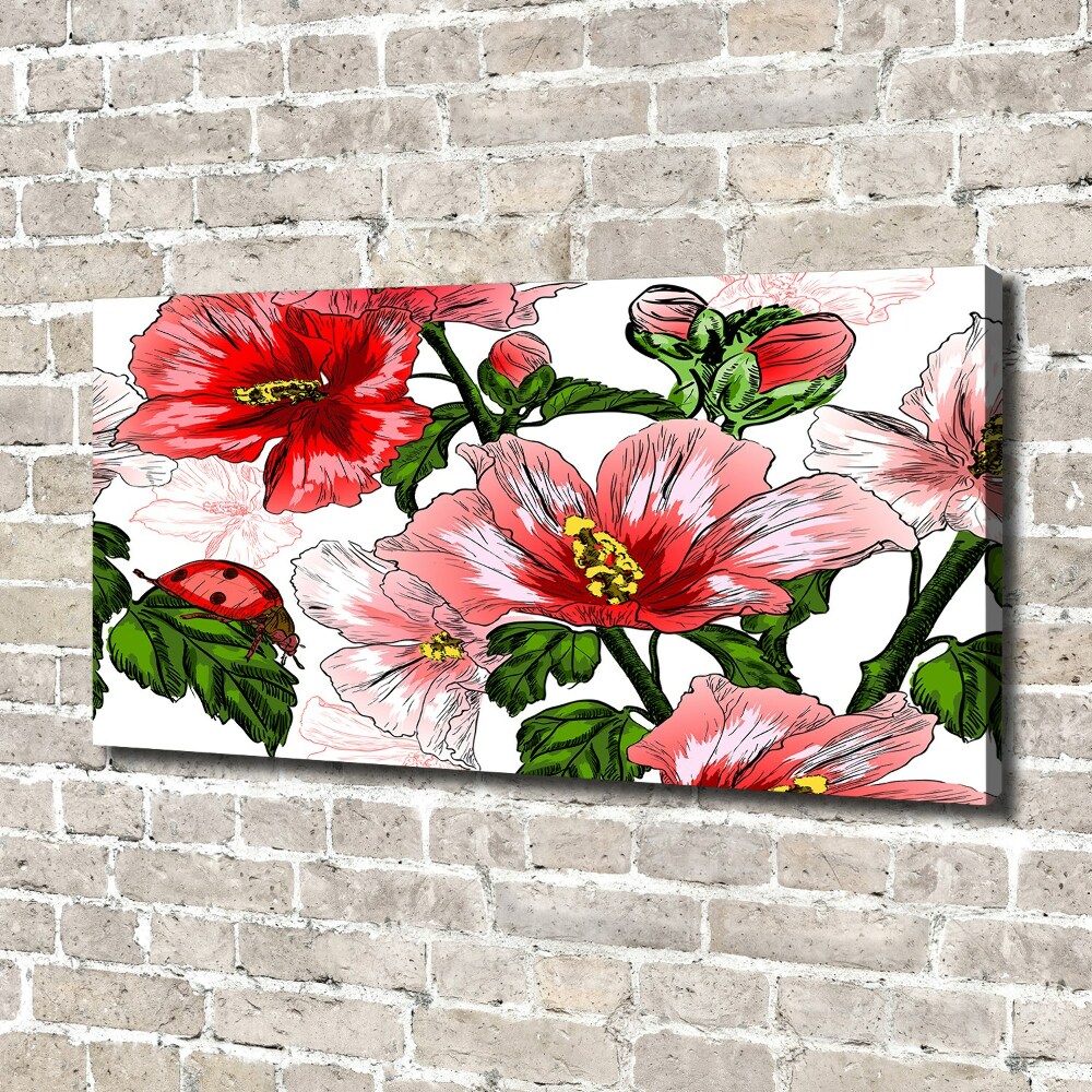 Tableau toile imprimée Hibiscus