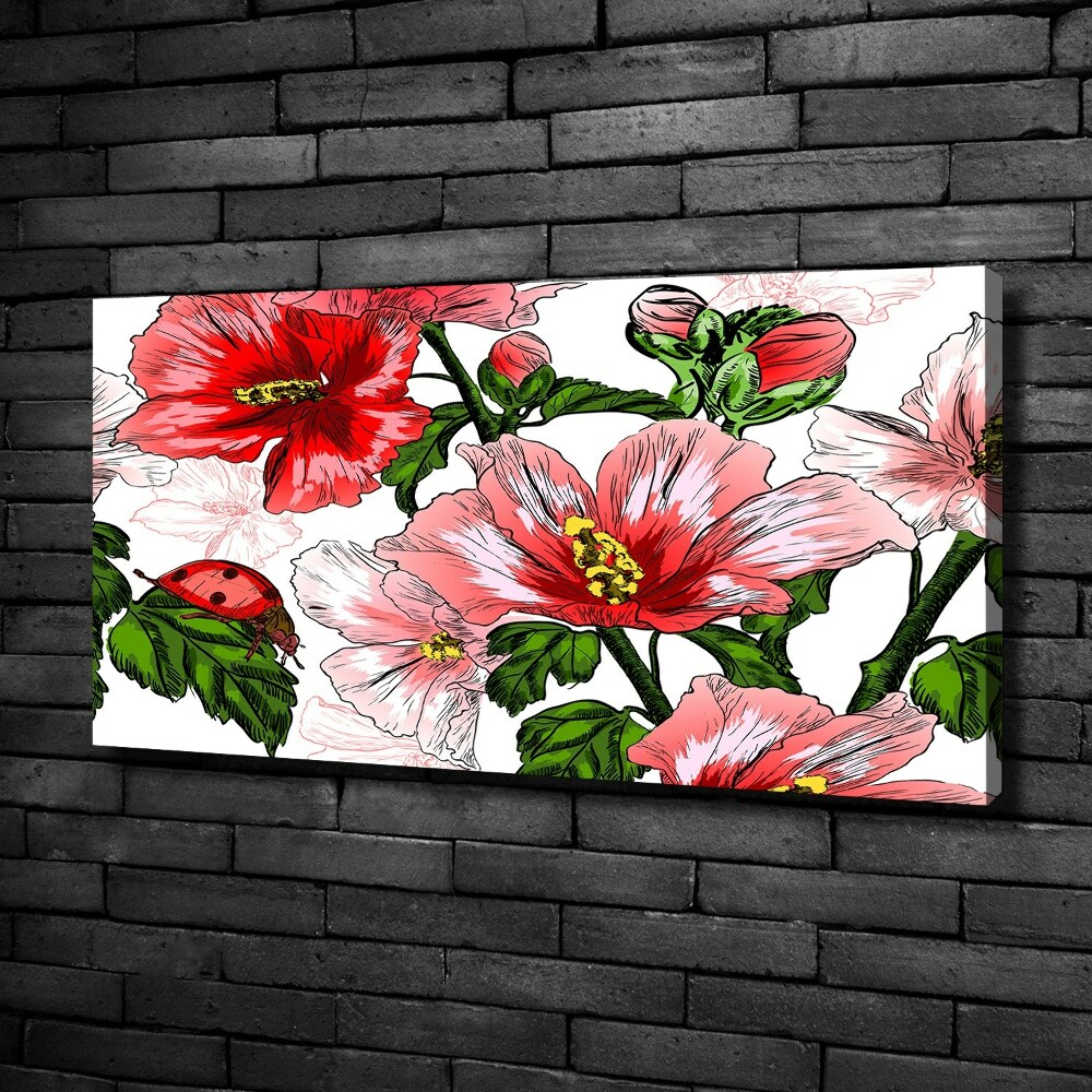 Tableau toile imprimée Hibiscus