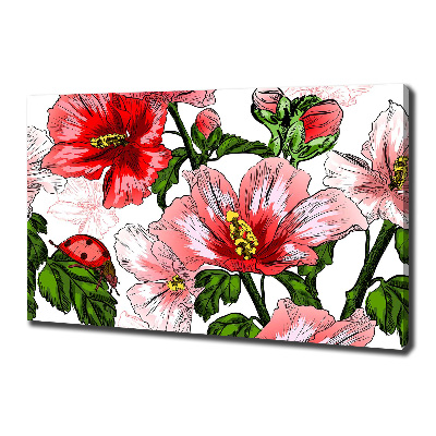 Tableau toile imprimée Hibiscus