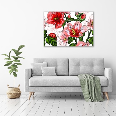 Tableau toile imprimée Hibiscus