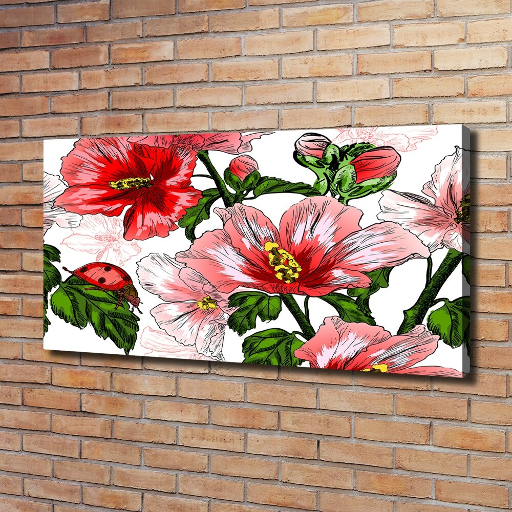 Tableau toile imprimée Hibiscus