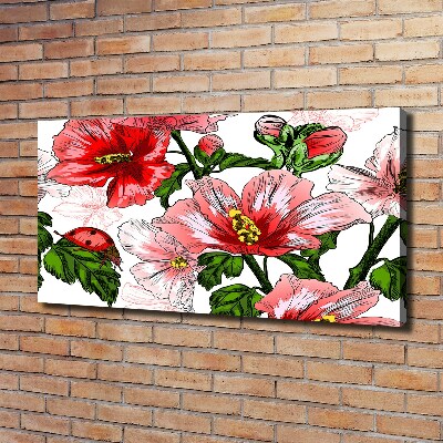 Tableau toile imprimée Hibiscus