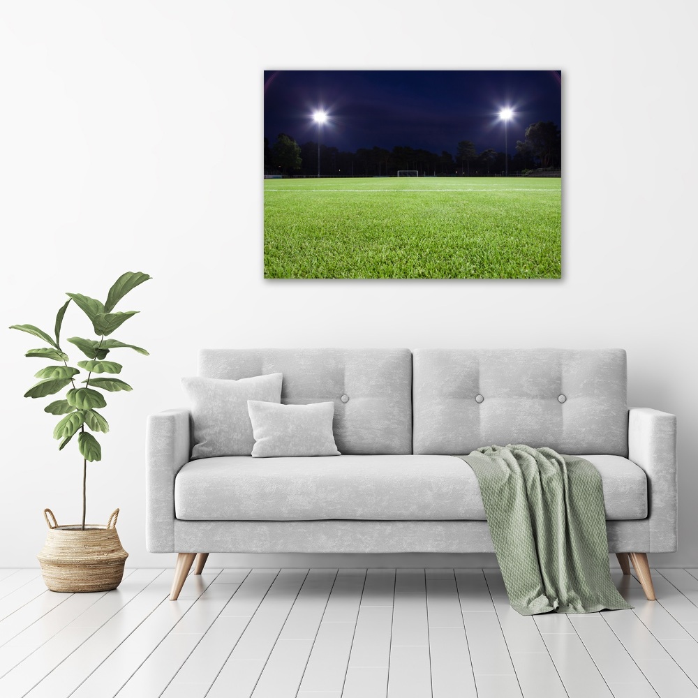 Tableau photo sur toile Terrain de football