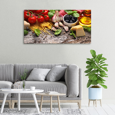 Tableau toile imprimée Cuisine italienne