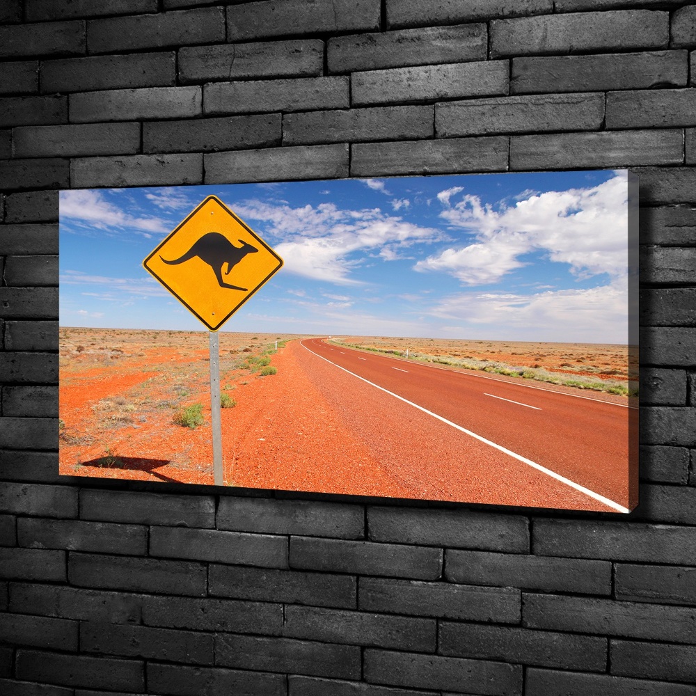 Tableau sur toile Route en Australie