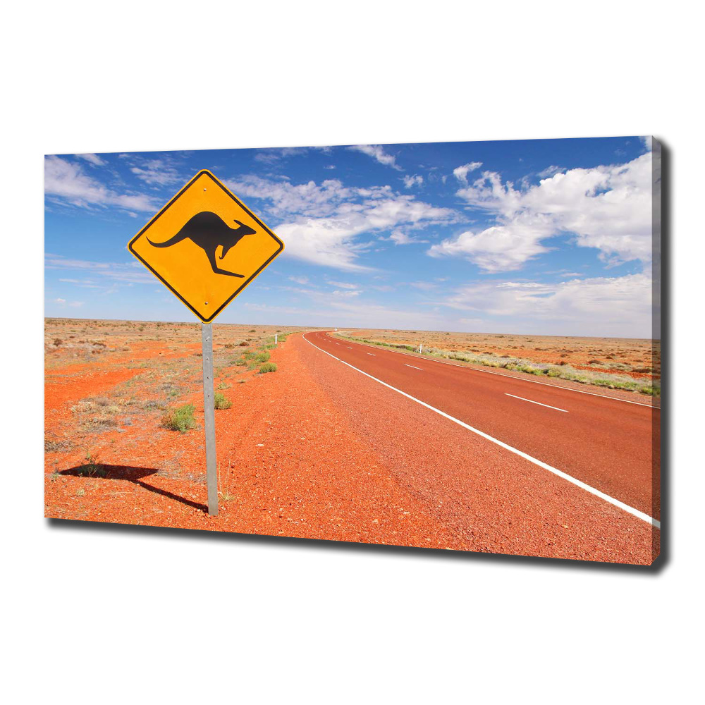 Tableau sur toile Route en Australie