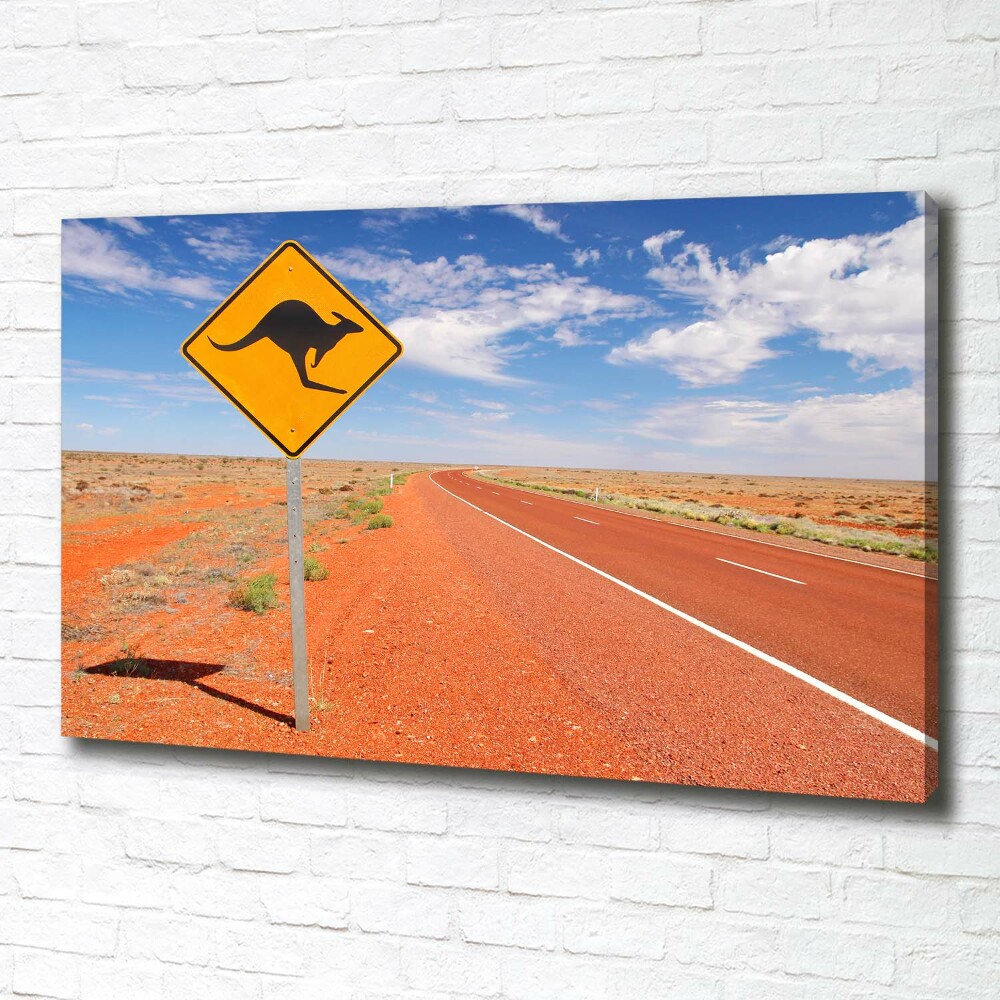 Tableau sur toile Route en Australie