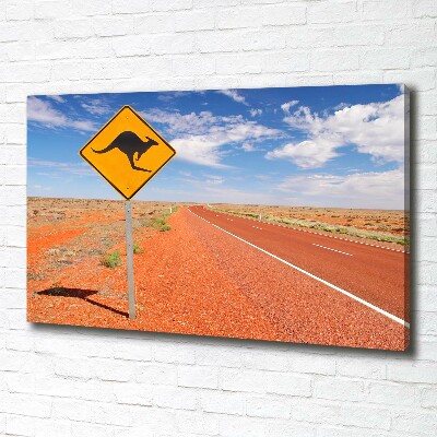 Tableau sur toile Route en Australie