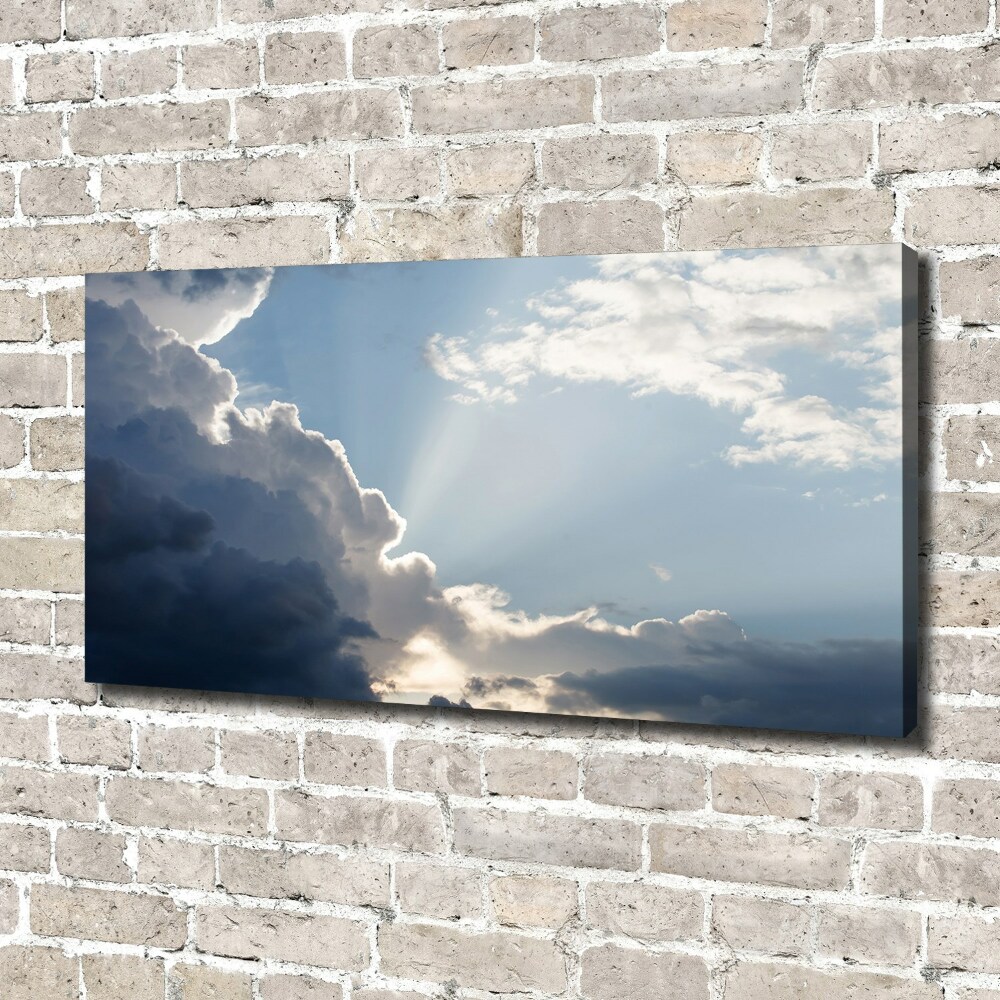 Tableau imprimé sur toile Des nuages dans le ciel