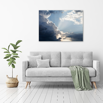 Tableau imprimé sur toile Des nuages dans le ciel