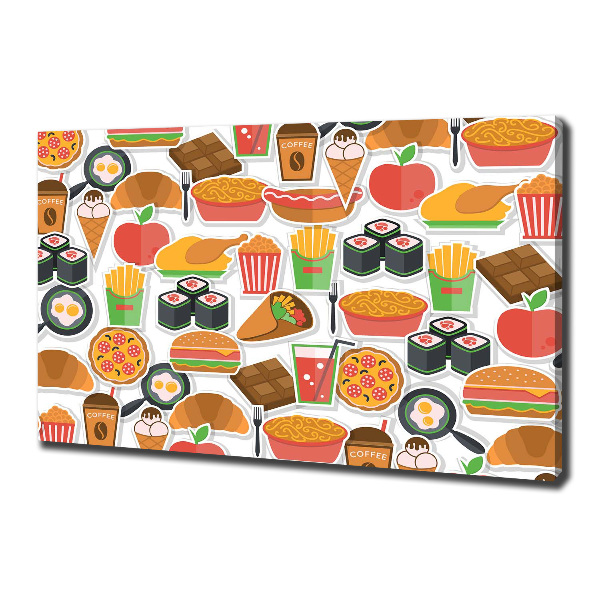 Tableau mural sur toile Restauration rapide