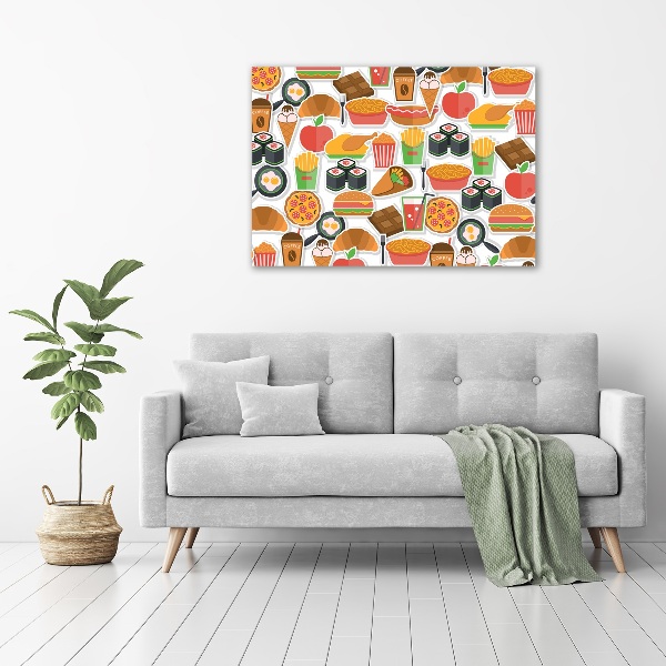 Tableau mural sur toile Restauration rapide