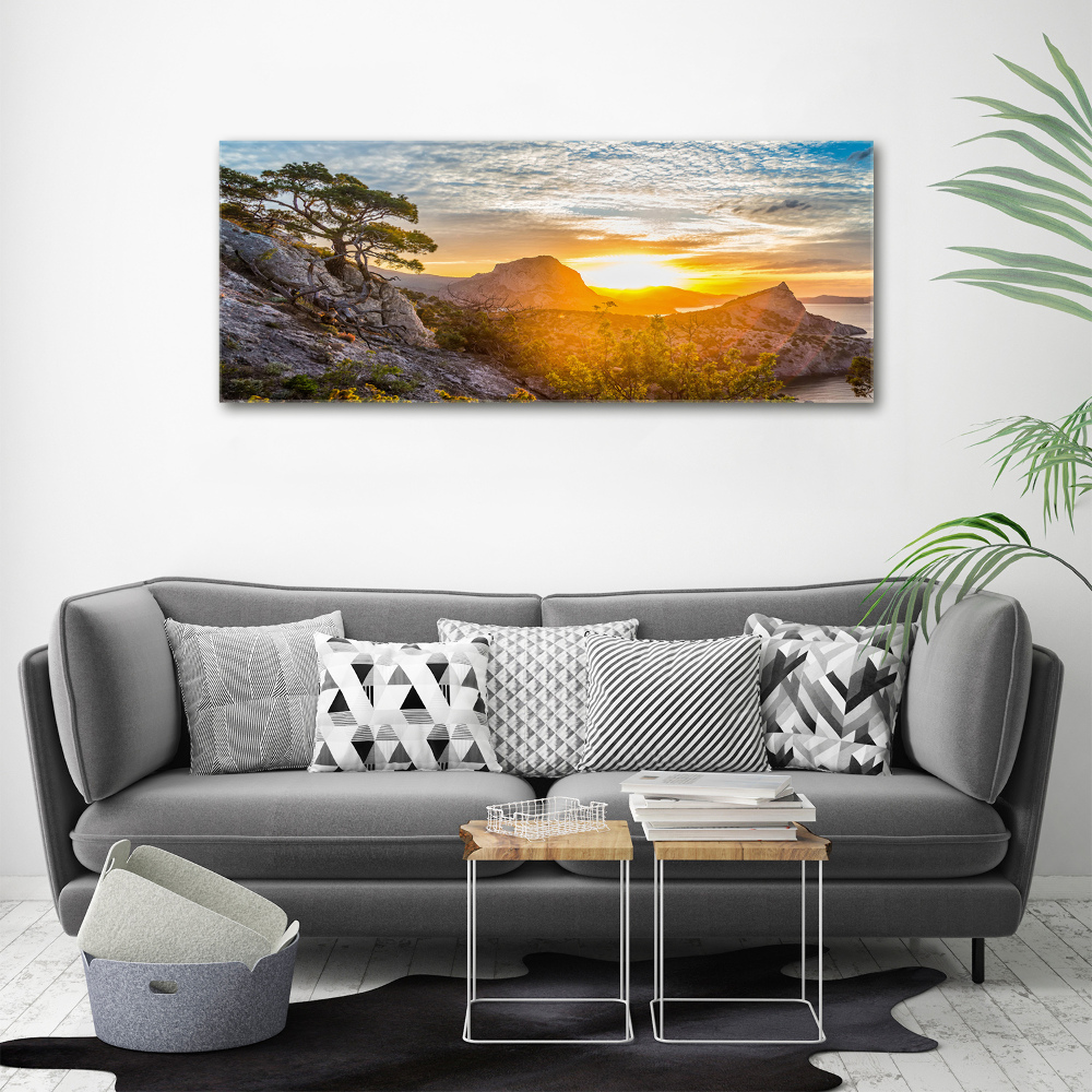 Tableau photo sur toile Le coucher de soleil