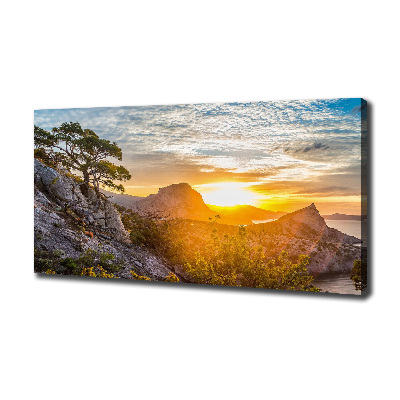 Tableau photo sur toile Le coucher de soleil