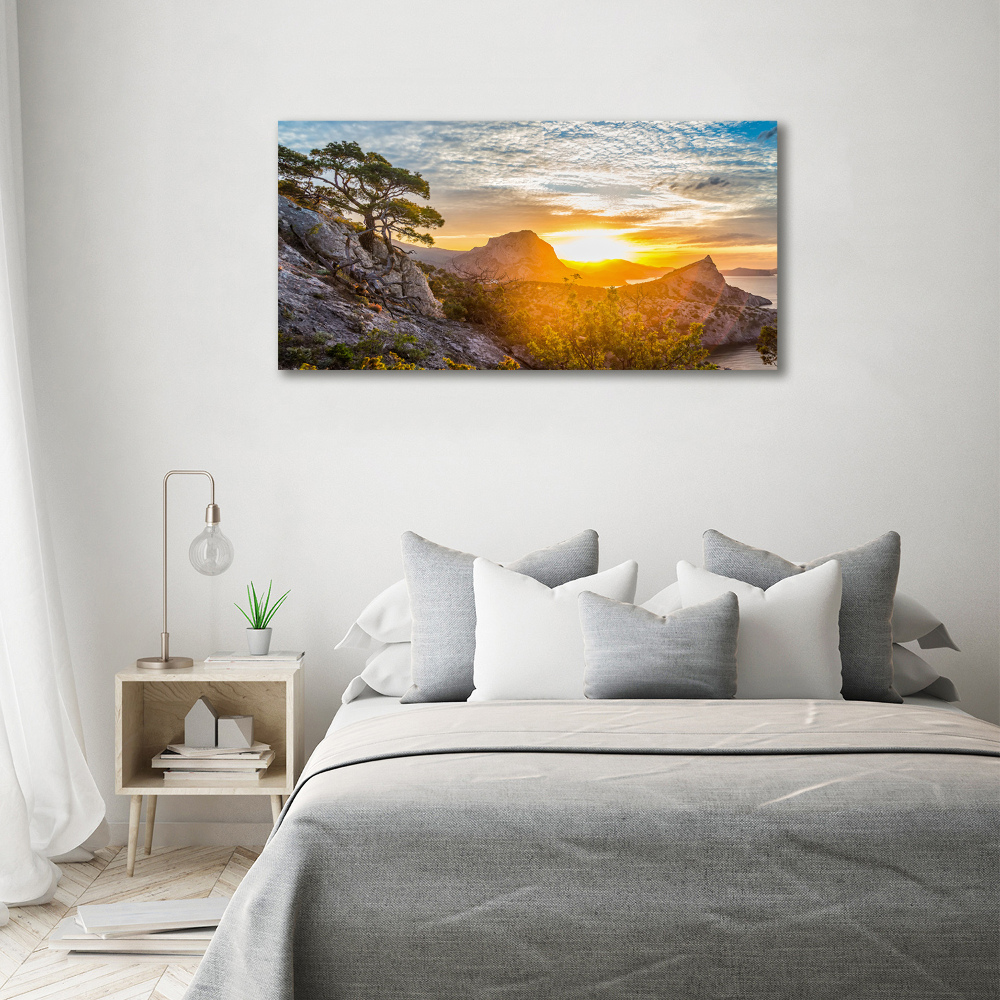 Tableau photo sur toile Le coucher de soleil