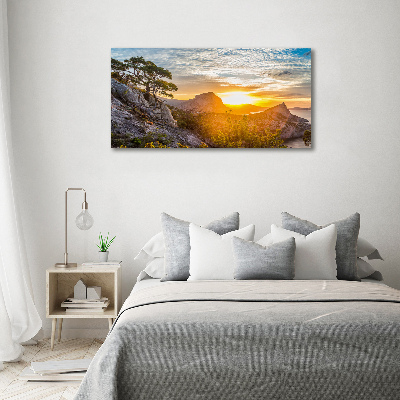 Tableau photo sur toile Le coucher de soleil