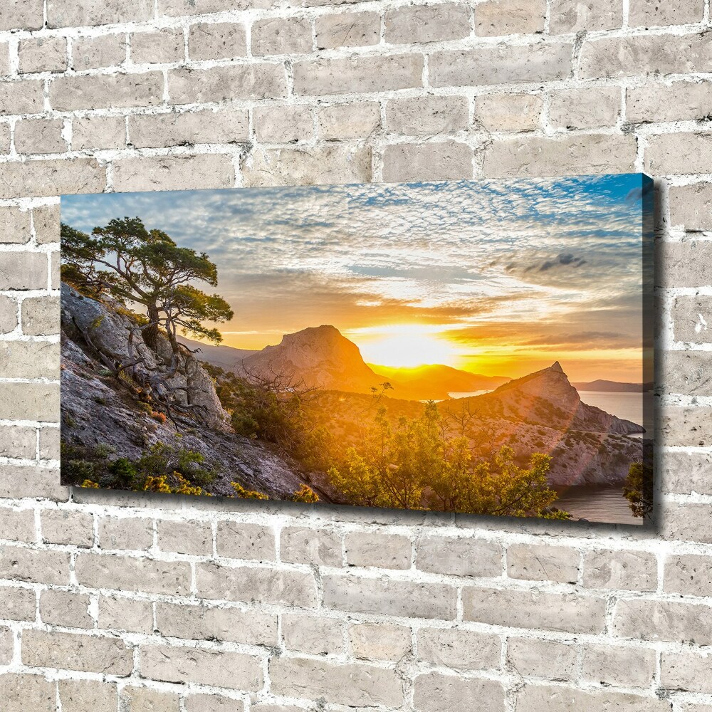 Tableau photo sur toile Le coucher de soleil