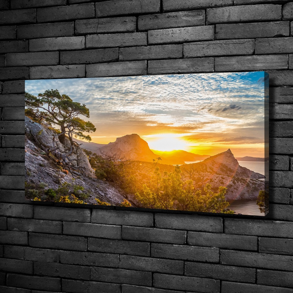 Tableau photo sur toile Le coucher de soleil