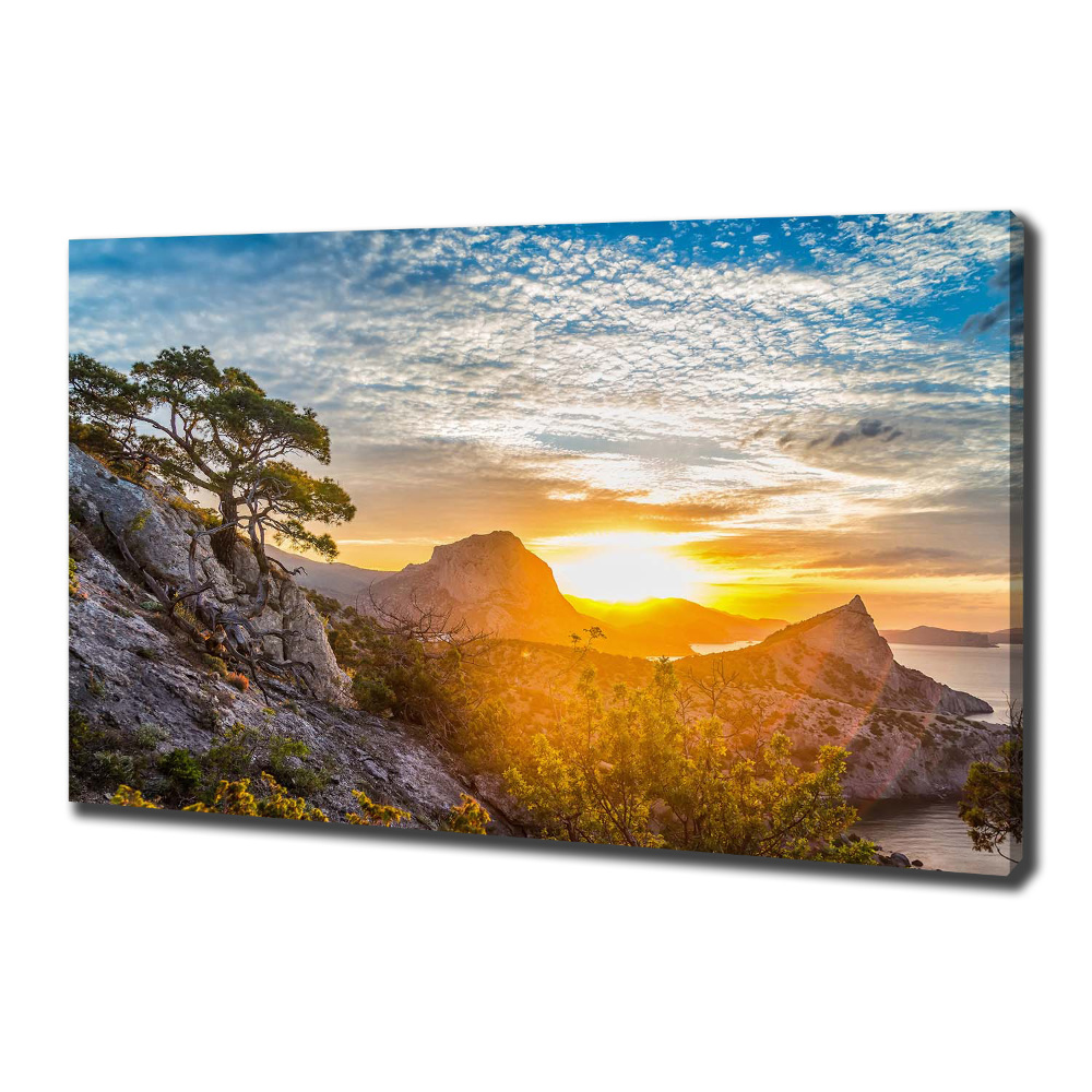 Tableau photo sur toile Le coucher de soleil