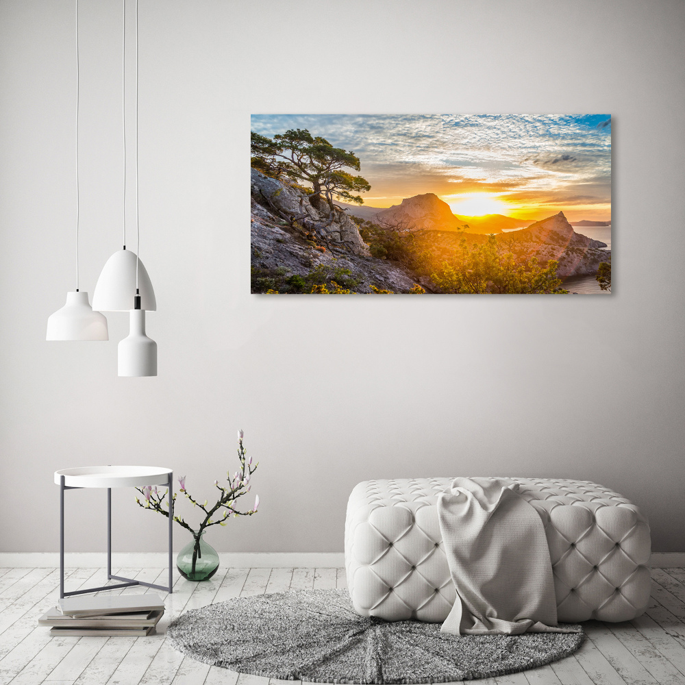 Tableau photo sur toile Le coucher de soleil