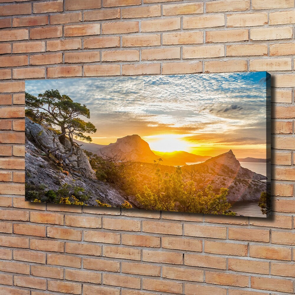 Tableau photo sur toile Le coucher de soleil