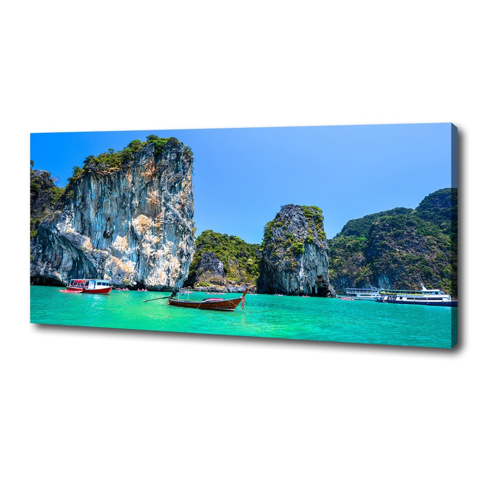 Tableau mural sur toile Bateaux Thaïlande