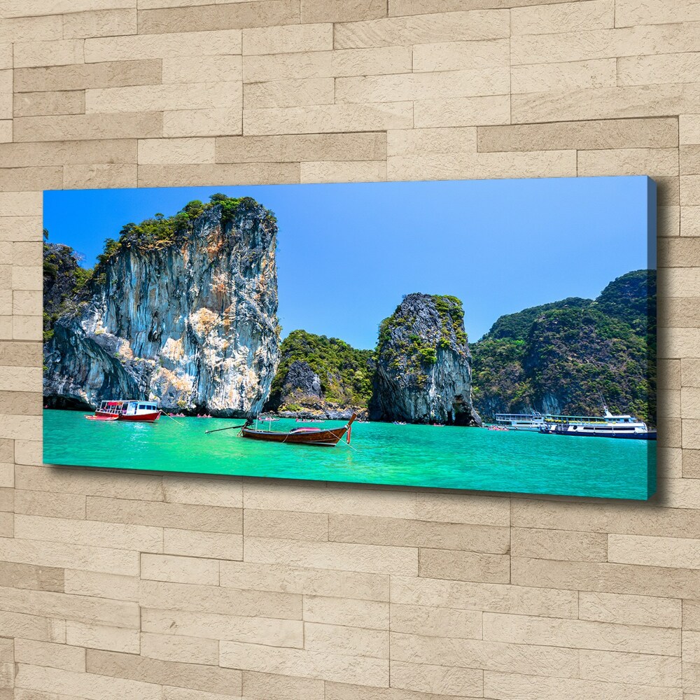 Tableau mural sur toile Bateaux Thaïlande