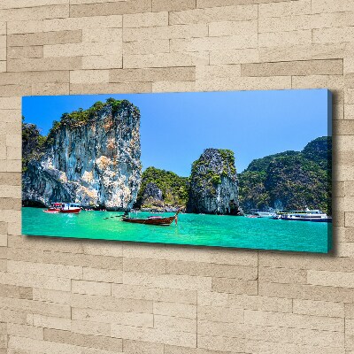 Tableau mural sur toile Bateaux Thaïlande