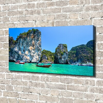 Tableau mural sur toile Bateaux Thaïlande