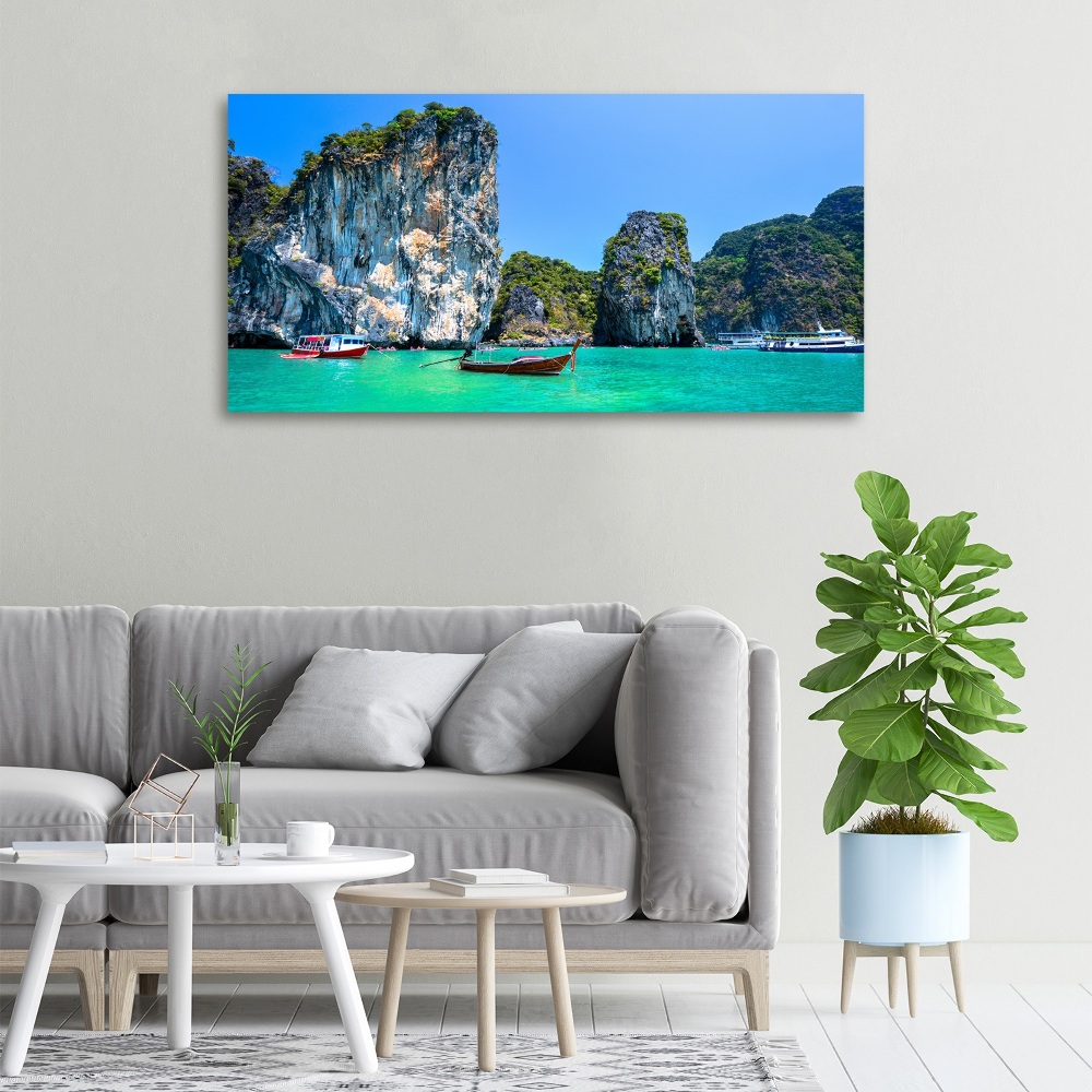 Tableau mural sur toile Bateaux Thaïlande