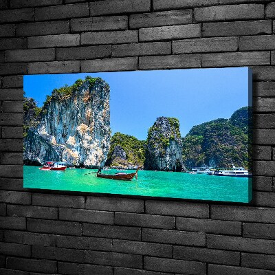 Tableau mural sur toile Bateaux Thaïlande