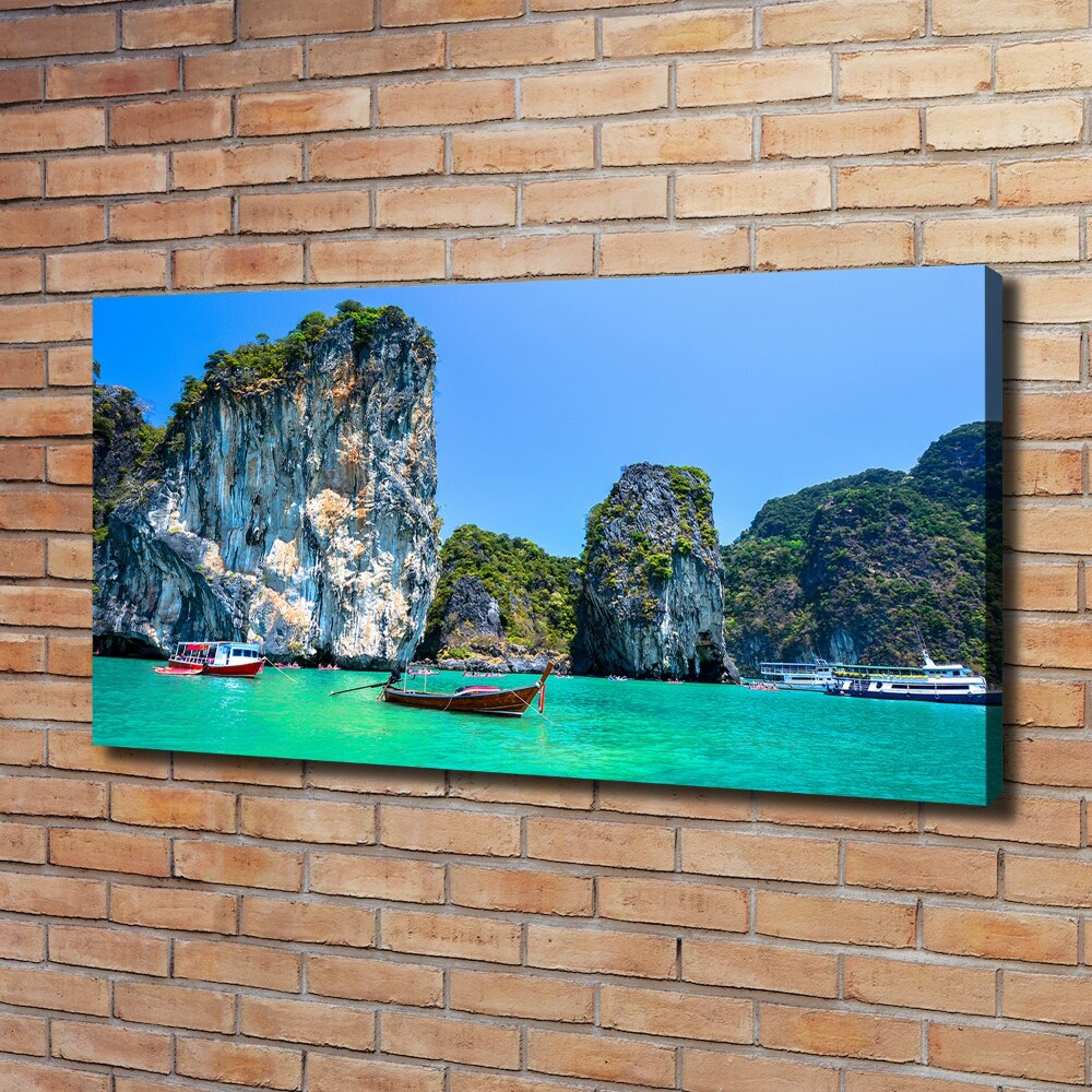 Tableau mural sur toile Bateaux Thaïlande