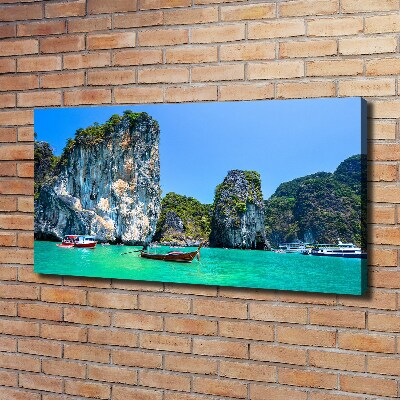 Tableau mural sur toile Bateaux Thaïlande