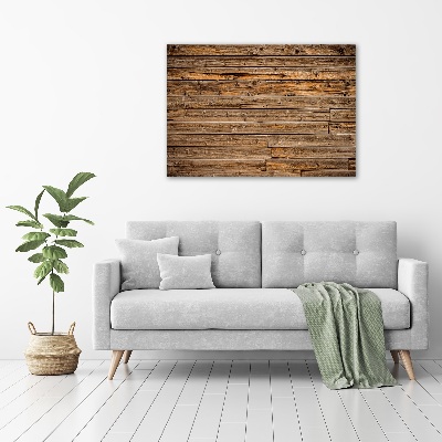 Tableau toile imprimée Mur en bois