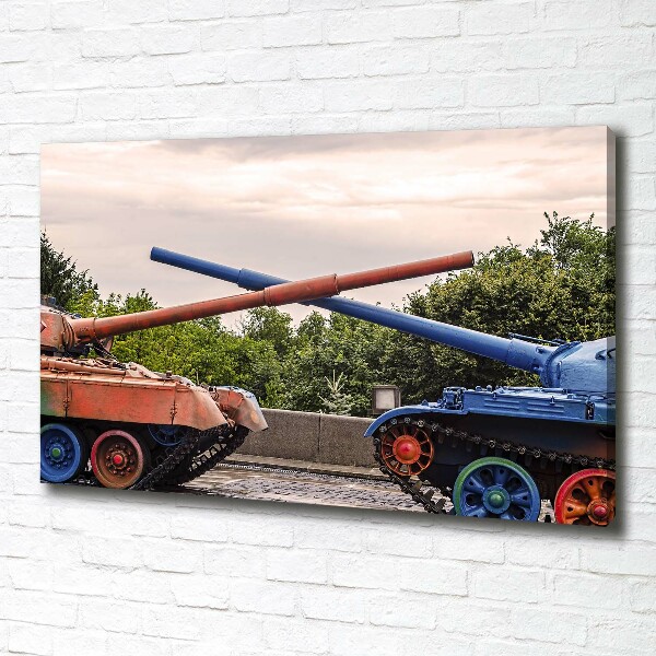 Tableau sur toile Deux bassins