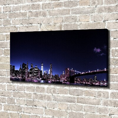 Tableau photo sur toile Pont de Brooklyn