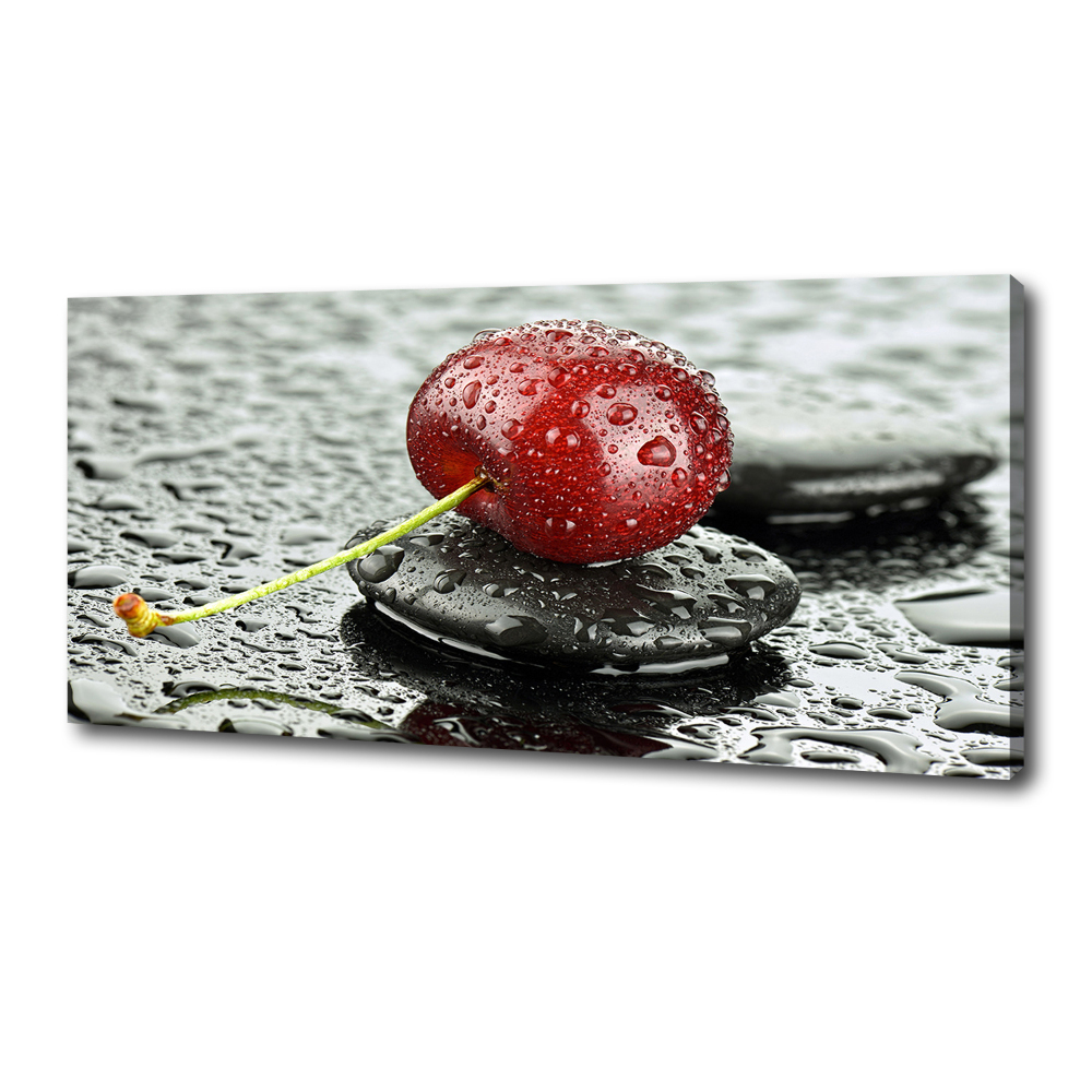 Tableau photo sur toile Cerise sous la pluie