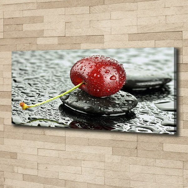 Tableau photo sur toile Cerise sous la pluie
