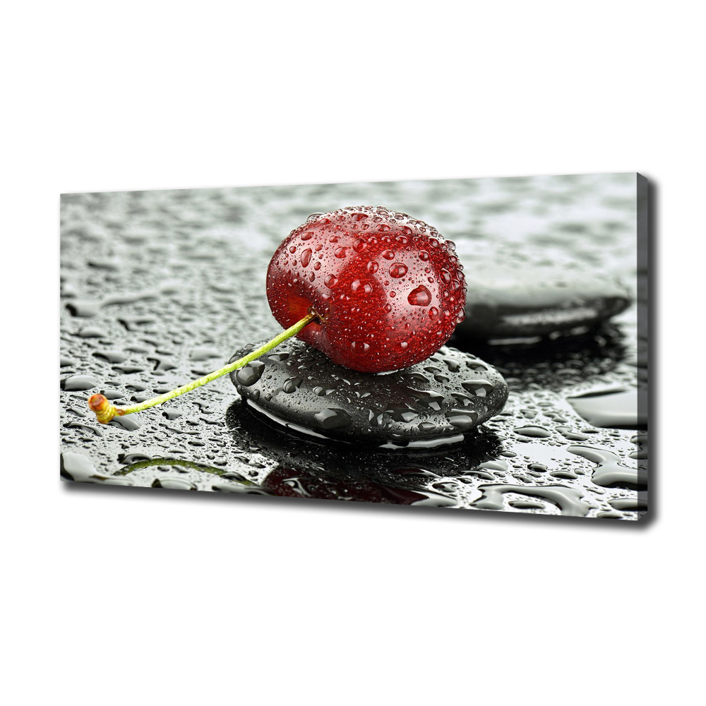 Tableau photo sur toile Cerise sous la pluie