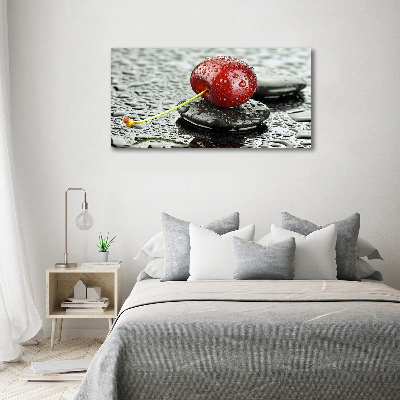 Tableau photo sur toile Cerise sous la pluie