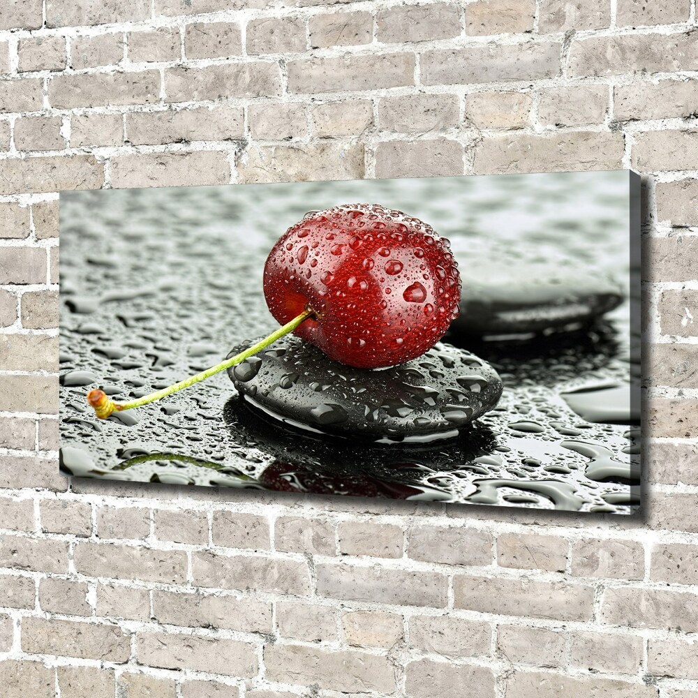 Tableau photo sur toile Cerise sous la pluie