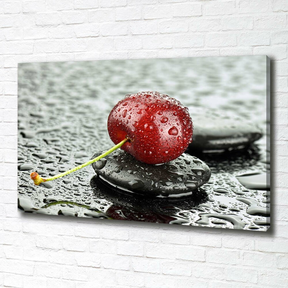 Tableau photo sur toile Cerise sous la pluie